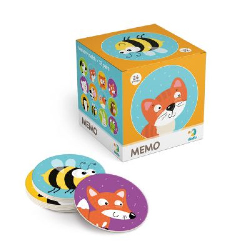 Игра DoDo Мемо Животные 24 карточки картон 300145 Игра DoDo Мемо Животные 24 карточки картон 300145