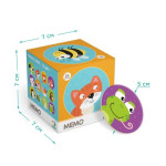 Игра DoDo Мемо Животные 24 карточки картон 300145 Игра DoDo Мемо Животные 24 карточки картон 300145