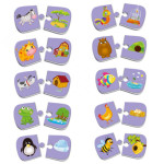 Пазлы пары Vladi Toys Где мой домик, рус 5111-03 Пазлы пары Vladi Toys Где мой домик, рус 5111-03
