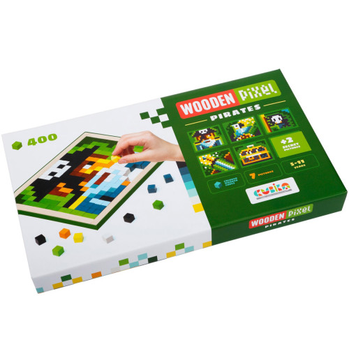 Мозаїка Cubika Wooden Pixel Пірати на 400 піксельних кубиків 14910