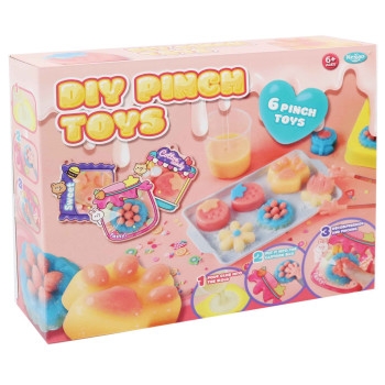 Набір для виготовлення сквішів Таба Лапки 6в1 Diy Pinch Toys, зроби сквіш, творчий набір