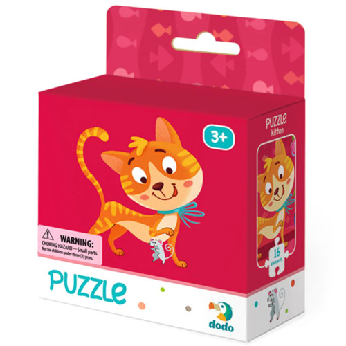 Пазл DoDo Котенок 16 элементов картон R300112 Пазл DoDo Котенок 16 элементов картон R300112