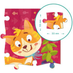 Пазл DoDo Котенок 16 элементов картон R300112 Пазл DoDo Котенок 16 элементов картон R300112