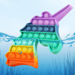 Игра Pop it силиконовый антистресс Единорог разноцветный 