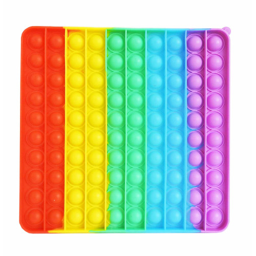 Игра Pop it силиконовый антистресс средний квадрат 19 х 19 см