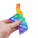 Игра Pop it силиконовый антистресс Звезда разноцветная 13 х 13 см