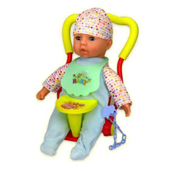 Пупс мягкотелый, кукла для девочек Warm Baby ,детский пупс (WG027)