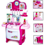 Кухня детская Limo Toy с набором посуды и продуктов, звук, свет Р19