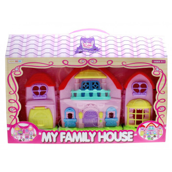 Игрушечный Кукольный Домик с фигурками в наборе 8200-6