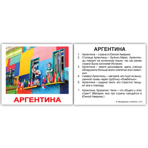 Міні російські "Страны с фактами" Міні російські "Страны с фактами"