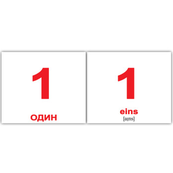 Міні російсько-немецкие "Числа/der Zahlen" Міні російсько-немецкие "Числа/der Zahlen"