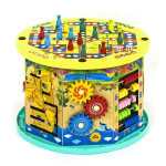 Куб игровой Wood Toys с динозавром, деревянная развивающая игра С39183