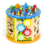 Куб игровой Fun Toys деревянная игра с развивающими заданиями С39188
