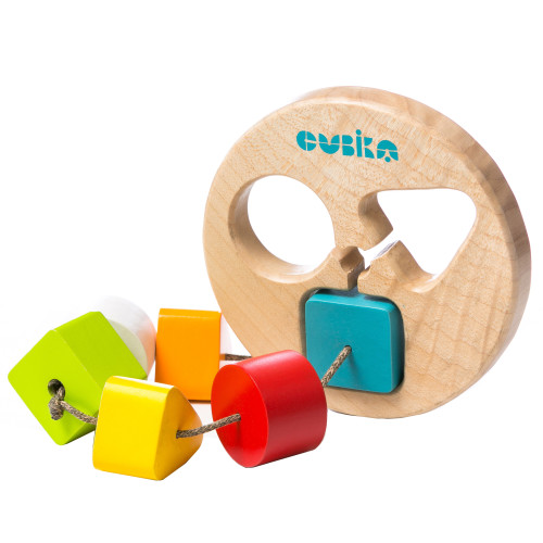 Сортер Cubika деревянная игра с геометрическими фигурками 14361