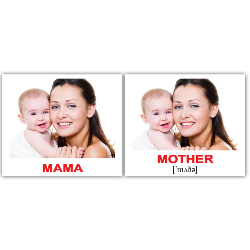 Міні російсько-англійські "Семья/Family" Міні російсько-англійські "Семья/Family"