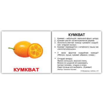 Міні російсько-англійські "Фрукты/Fruit" Міні російсько-англійські "Фрукты/Fruit"